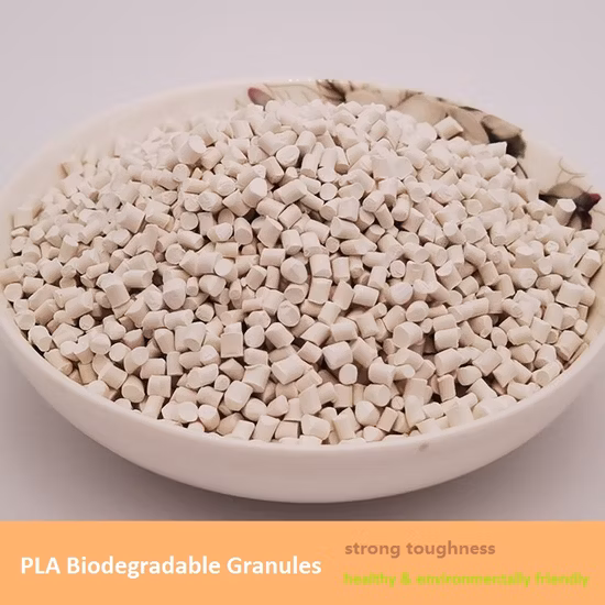 100%Biodegradable Polylactic Acid PLA Pellets PLA Granules Raw Material Plastic PLA