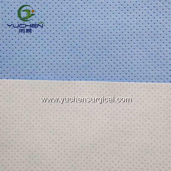 PE Film Laminated Hydrophilic Smpe Medical Nonwoven Fabric for Drape Reinforcement