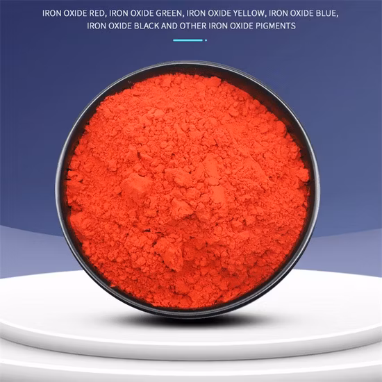 Cosmetic Iron Oxides Matte Pigment for Makeup Iron Oxide Ultramarine Color Red Color